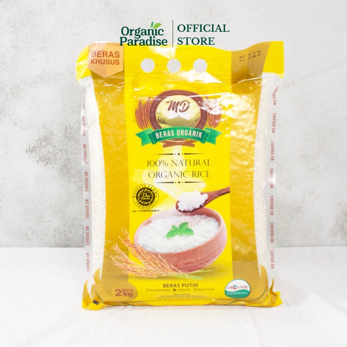 

Beras Organic MD Mentik Susu 2 Kg / White Rice Organic 2 Kg