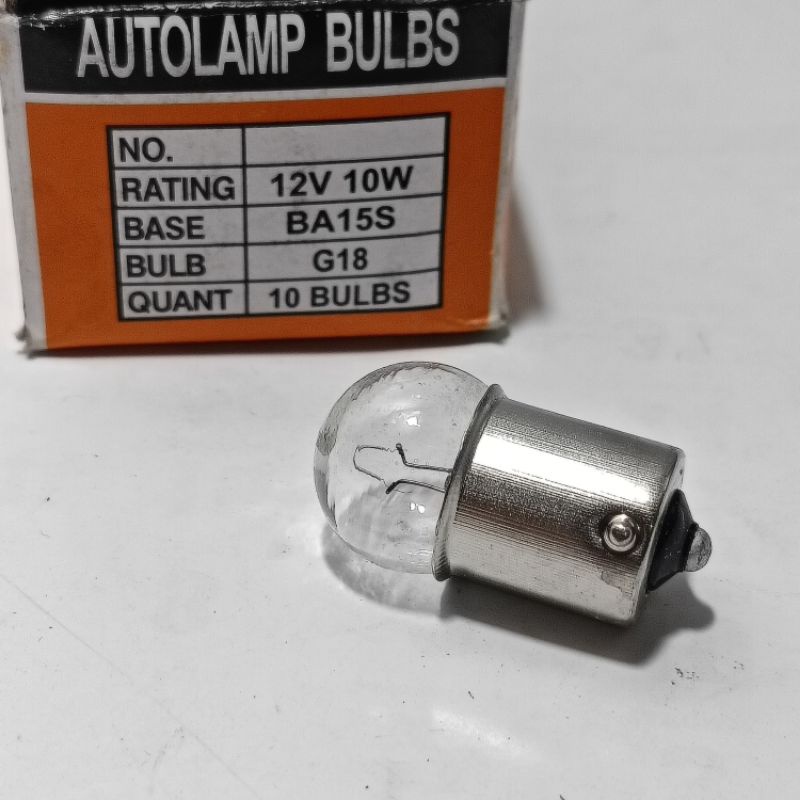 DOP RITING GL AUTOLAMP BULBS 12V 10W / DOP / BOHLAMP RITING GL 12V/10W Rossi variasi & sparepart