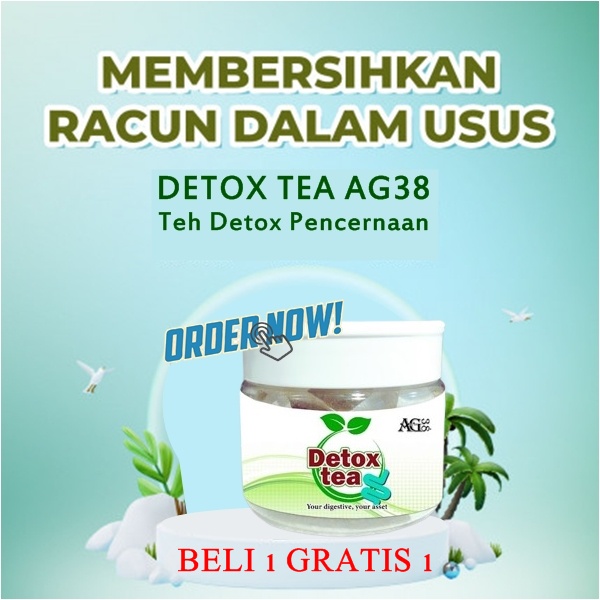 

Promo Beli 1 gratis 1 Detox tea AG38 teh detox pembersih usus membersihkan usus kotor