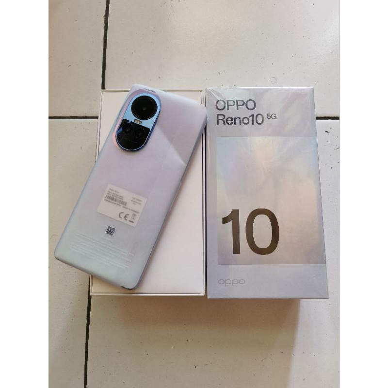Oppo Reno 10 5G Ram 8 Rom 256GB Bekas Original