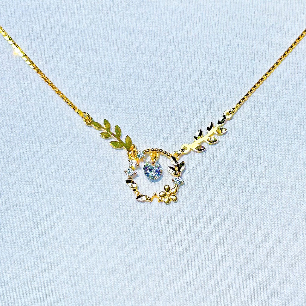 Kalung set anak dan dewasa emas asli kadar 70 16k amero aesthetic yunani rantai itali greece liontin