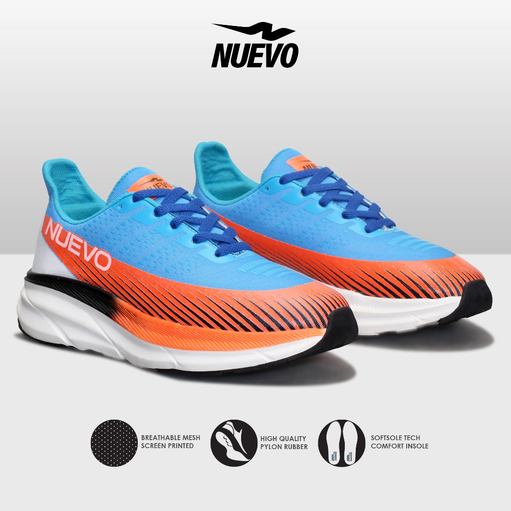 GR21KL97 Nuevo Official - Dexter Series | Sepatu Sneakers Sport Olahraga Running Pria Original