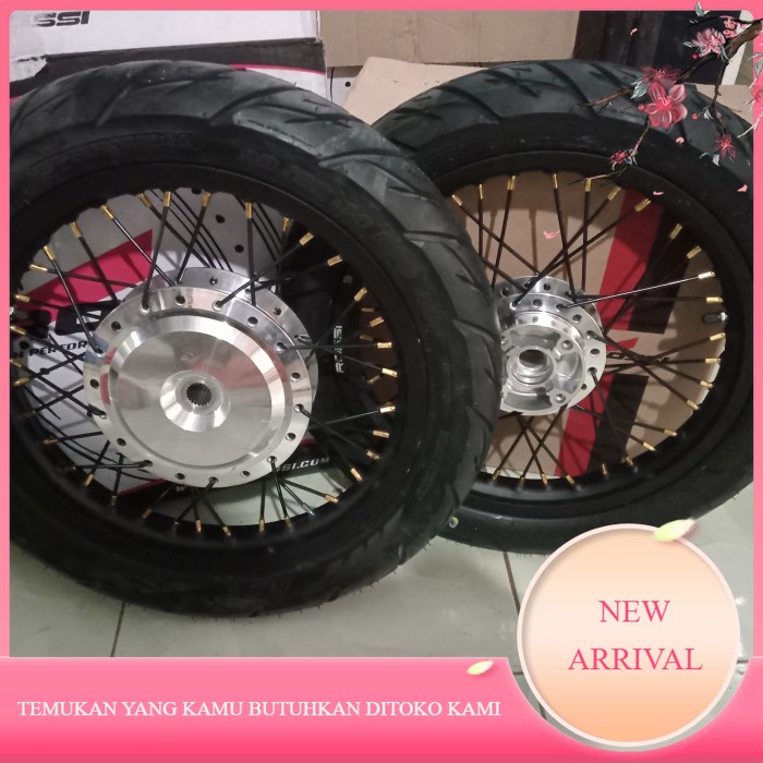velg jari jari Honda Vario 110/125/150 tapak lebar plus ban