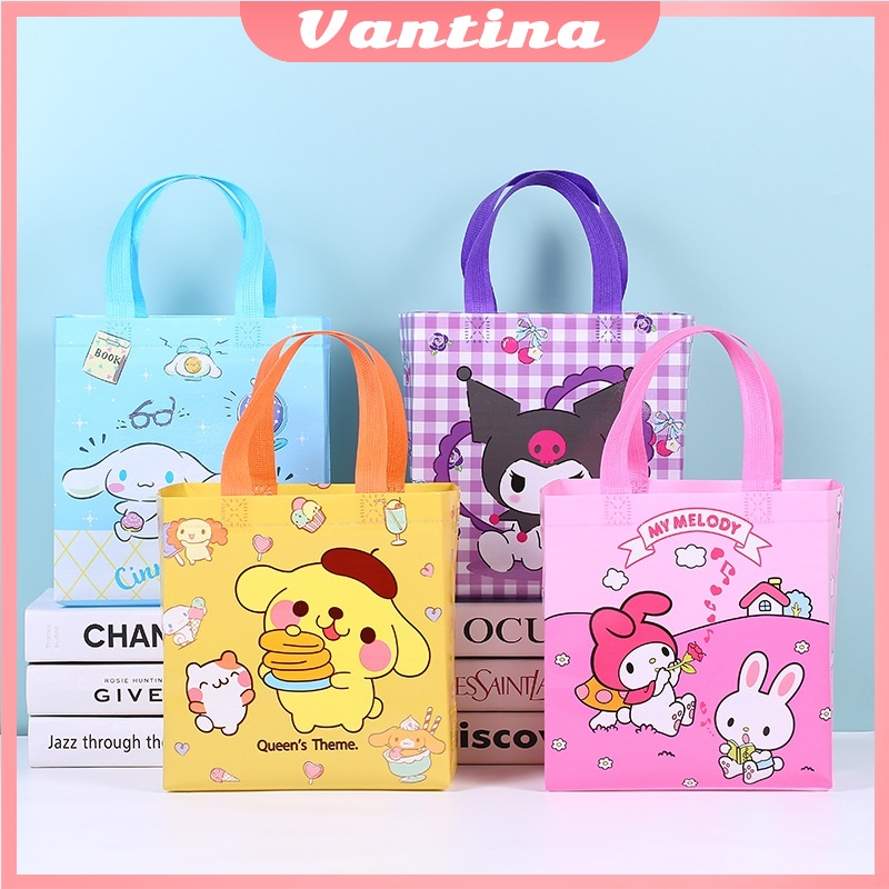 

Tas ulang tahun karakter sanrio / tas ulta sanrio cinnmoroll kuromi melody / goddie bag birthday anak snack bag / Tas Souvenir Ulang Tahun Anak