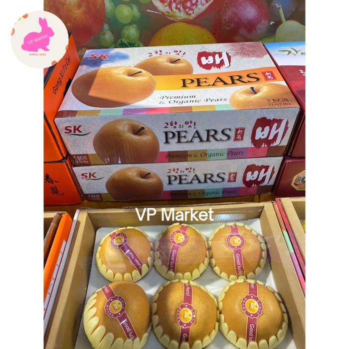 

Pear Singo Korea Jumbo Organic Premium Isi 6 | Hampers Buah Imlek