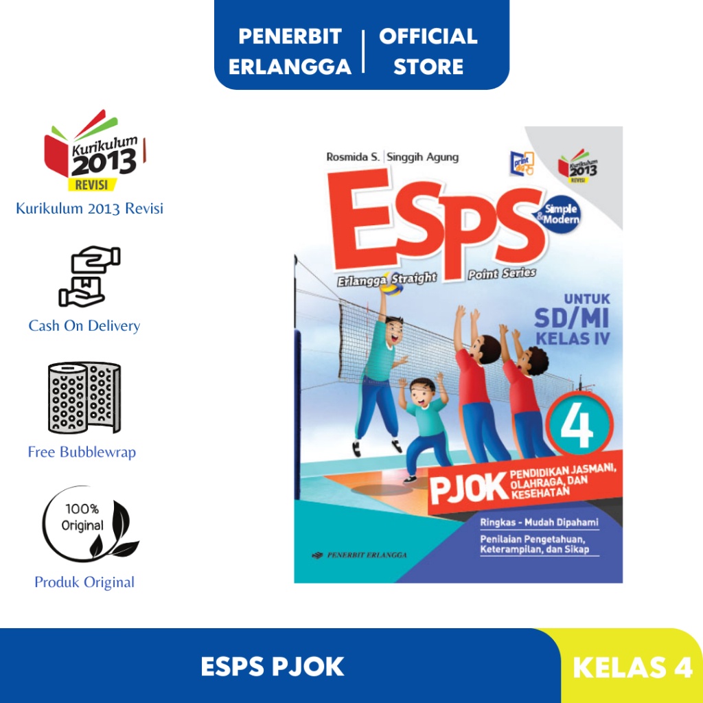 ESPS PJOK SD KELAS 4 KURIKULUM 2013 REVISI Erlangga