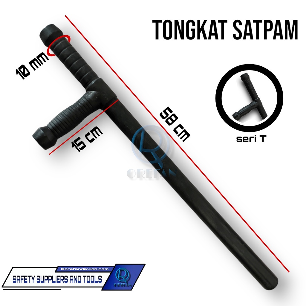 TONGKAT SECURITY PENTUNGAN SATPAM  PENTUNGAN SECURITY Hitam