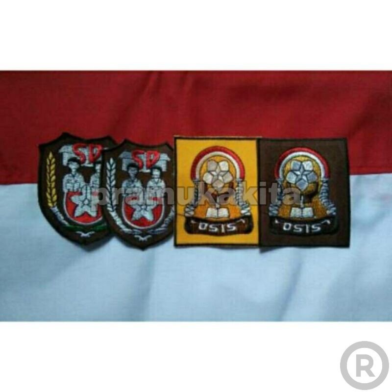 Bordir (SIAP DIKIRIM)Bet osis -Badge sma-badge smp- badge sd bordir-badge sekolah(gram) Bordir Nama 