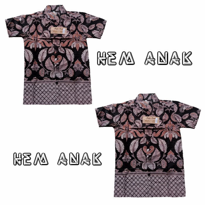 ✔Girya.Syo✔ - TERBARU Baju family batik couple kebaya prili rose gold ibu ayah anak cwo cwe - Hem an
