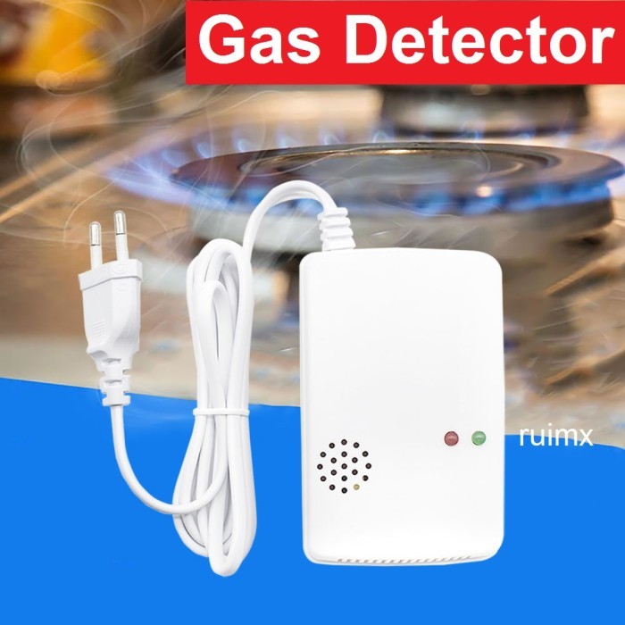 AC00 Gas Detector Leak Alat Detektor Kebocoran Gas Tangki LPG Alarm Bocor