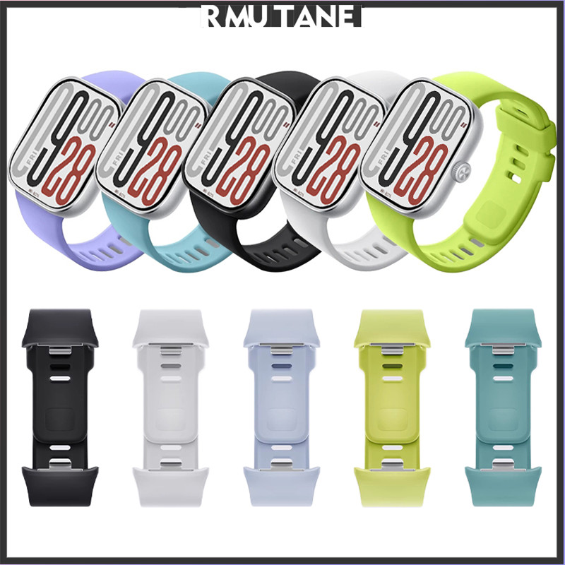 Sport Silicone Strap for Redmi Watch 5 / Redmi Watch 4 Tali Jam Tangan Smartwatch Replacement Access