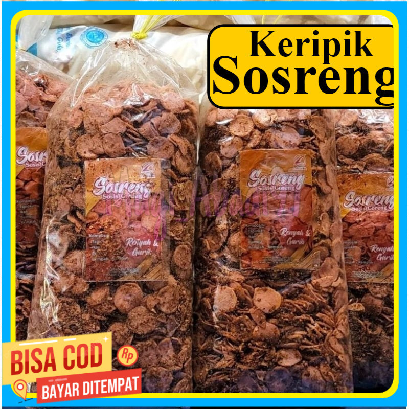 

keripik SOSRENG 1kilogram sosis goreng pedas