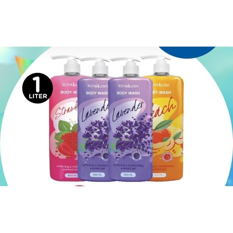 (1 LITER FREE KERDUS) SABUN MANDI CAIR WATSON ROYAL LUSH