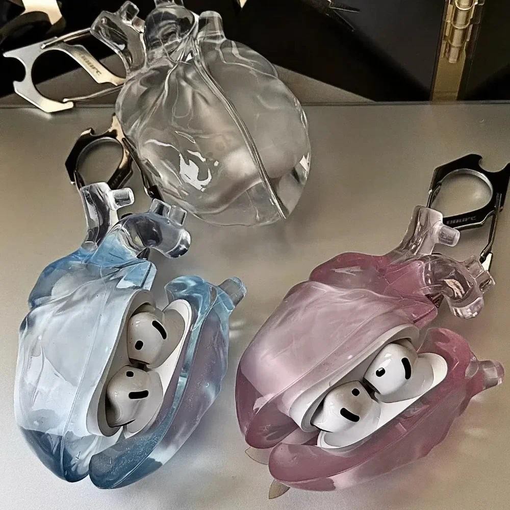 Pounding Heart Earphone Case Liquid Silicone Wireless Earphone Case Bluetooth Headset for Airpods Pr