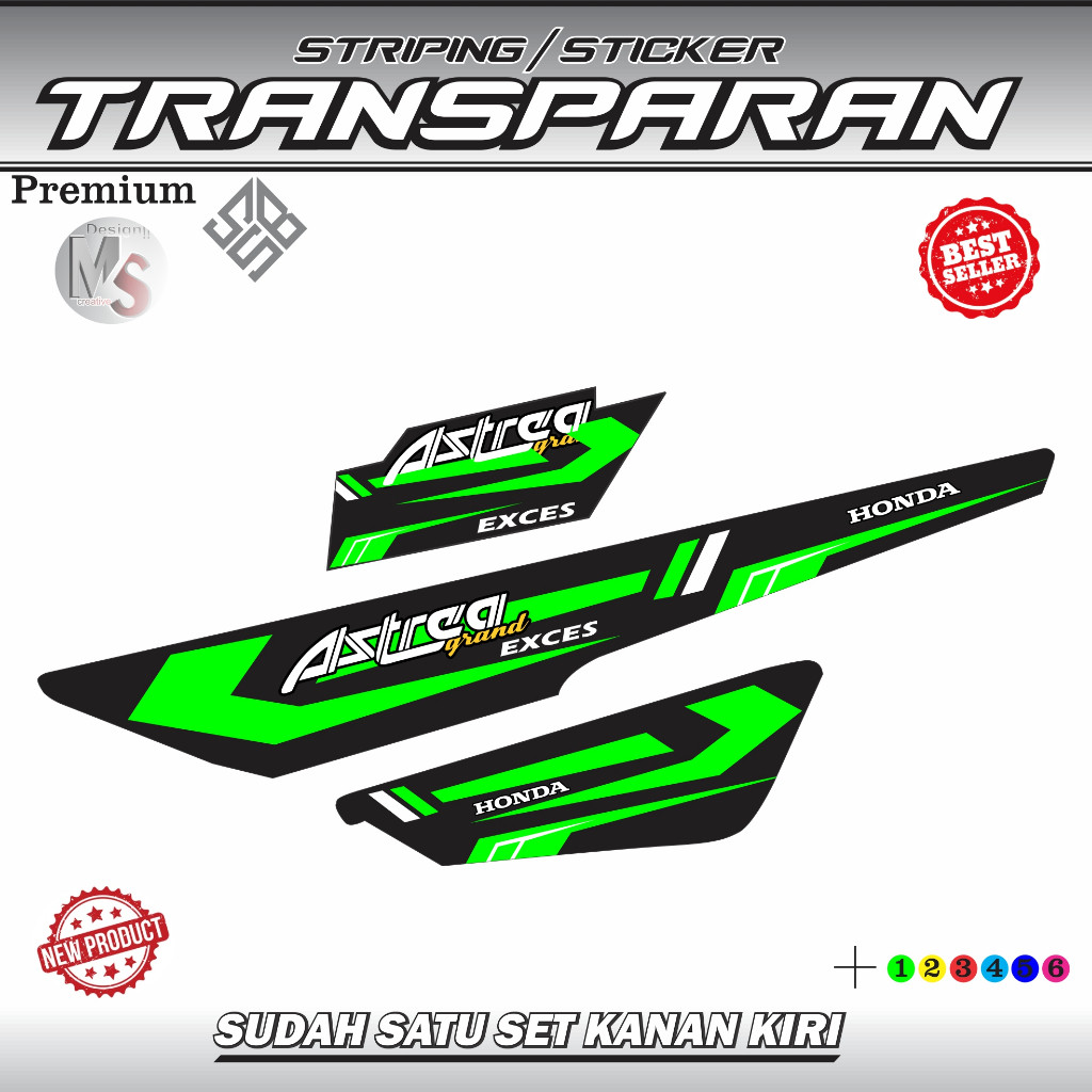 VARIASI LIS striping honda astrea grand