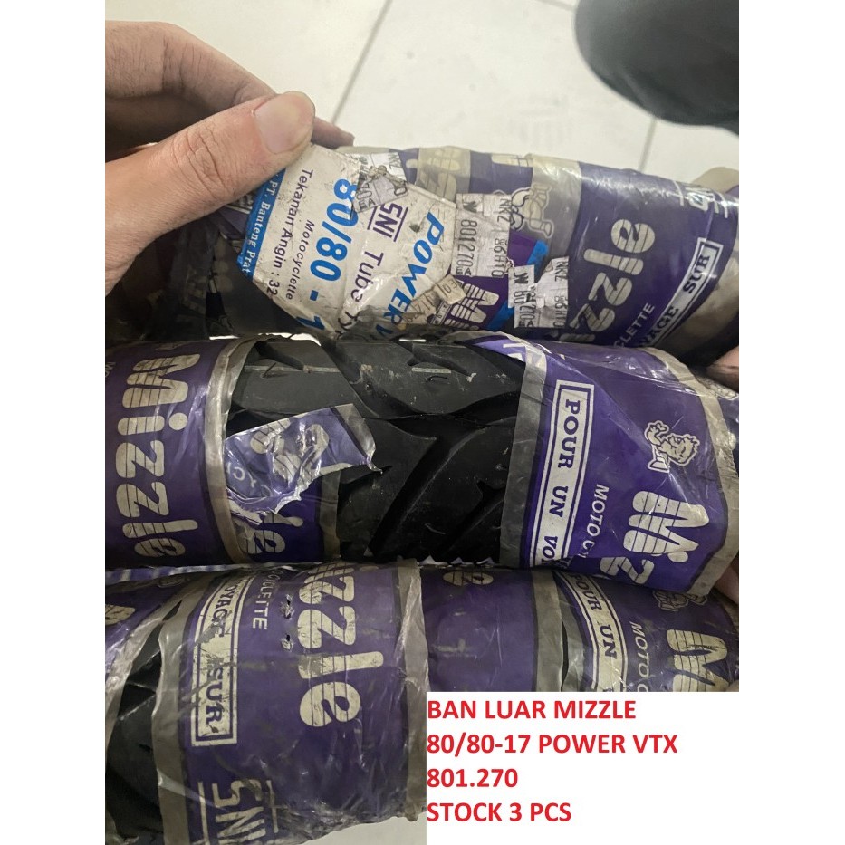 [EXP] BAN LUAR 80/80-17 POWER VTX MIZZLE PRODUKSI LAMA RING 17