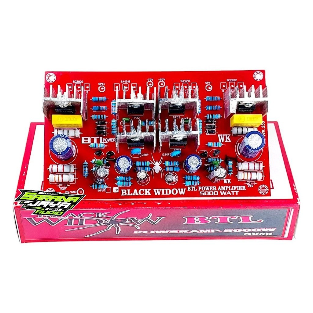 DRIVER BTL BLACK WINDDO 5000WATT Amplifier