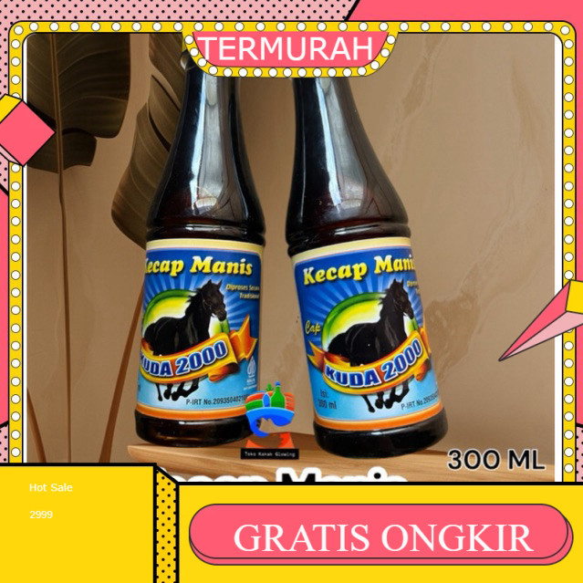 

KECAP MANIS CAP KUDA 2000 300 ML