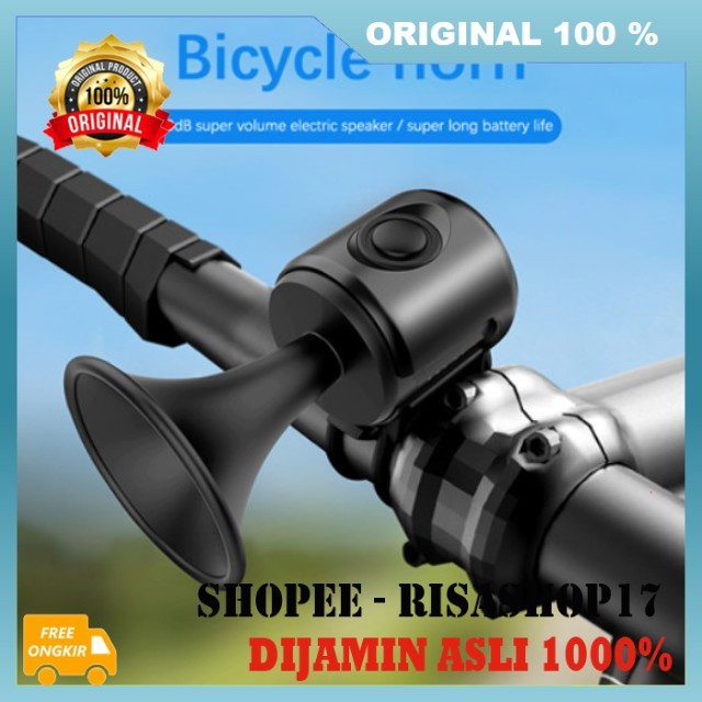 Small Decibel Horn Bel Sepeda Elektrik Bel Klakson Sepeda Klakson Elektrik Sepeda 100% ASLI