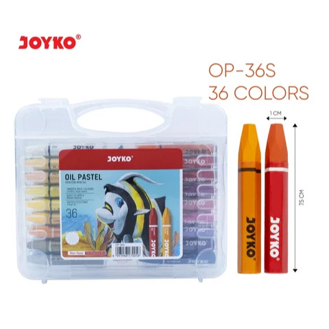 

Krayon Minyak Crayon Krayon Minyak Oil Pastel Joyko 36 warna Terbaik