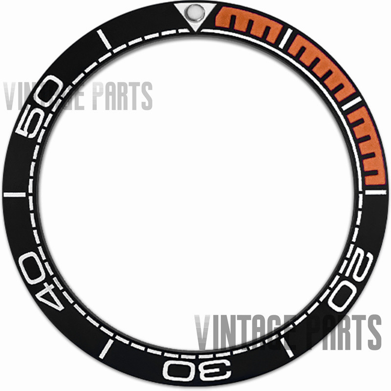 40Mm ceramic slope bezel insert fit for omega wat