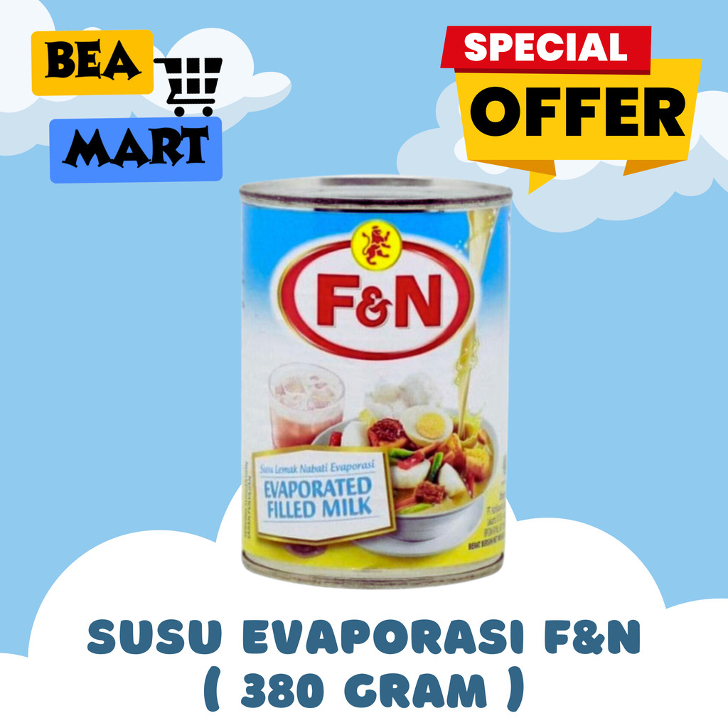 

Susu Evaporasi FN F&N 380 gr| Evaporated Milk F N Kaleng380gr gram ml