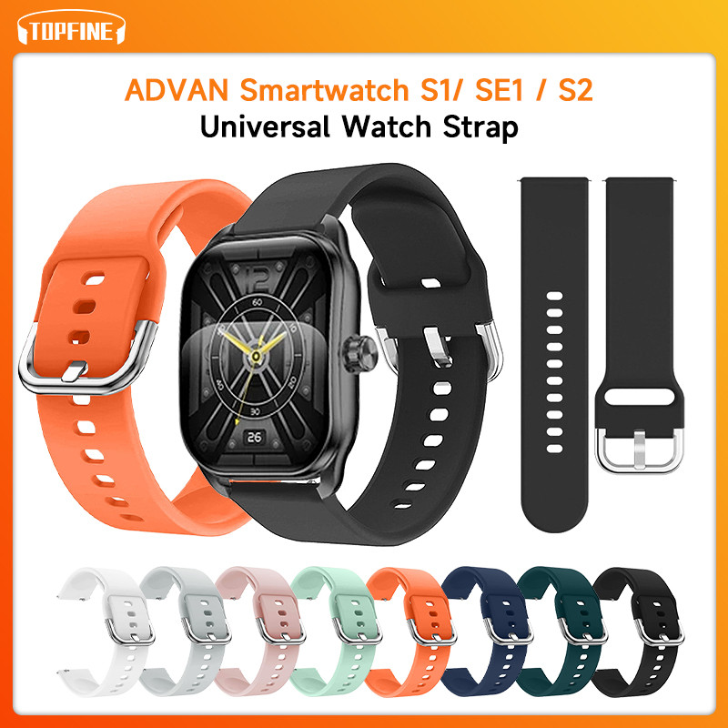 ADVAN Smartwatch S1/ SE1 / S2 Universal Watch Strap 22mm Universal Silicone Strap 22mm smartwatch Ta