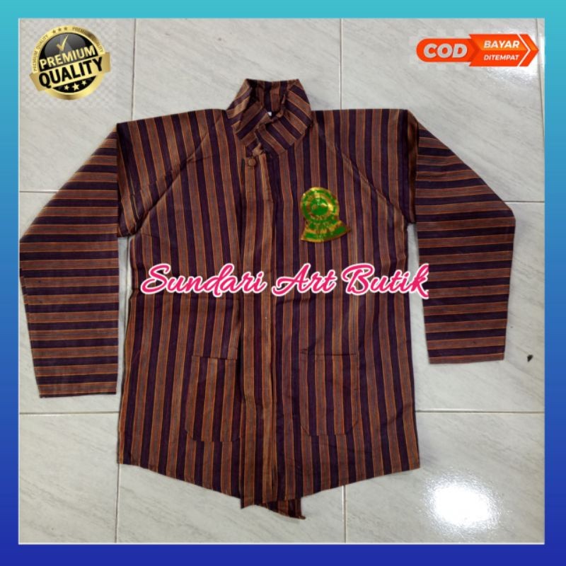 Surjan Lurik Jumbo Baju Lurik Ja Jumbo Baju Atasan Surjan Ja Lurik Pria Jumbo Super Jumbo Lurik