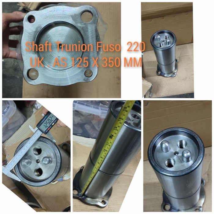 SHAFT TRUNION FUSO 220 - AS TRUNION FUSO GANJO PS220 Dia. 125 MM OEM berkualitas