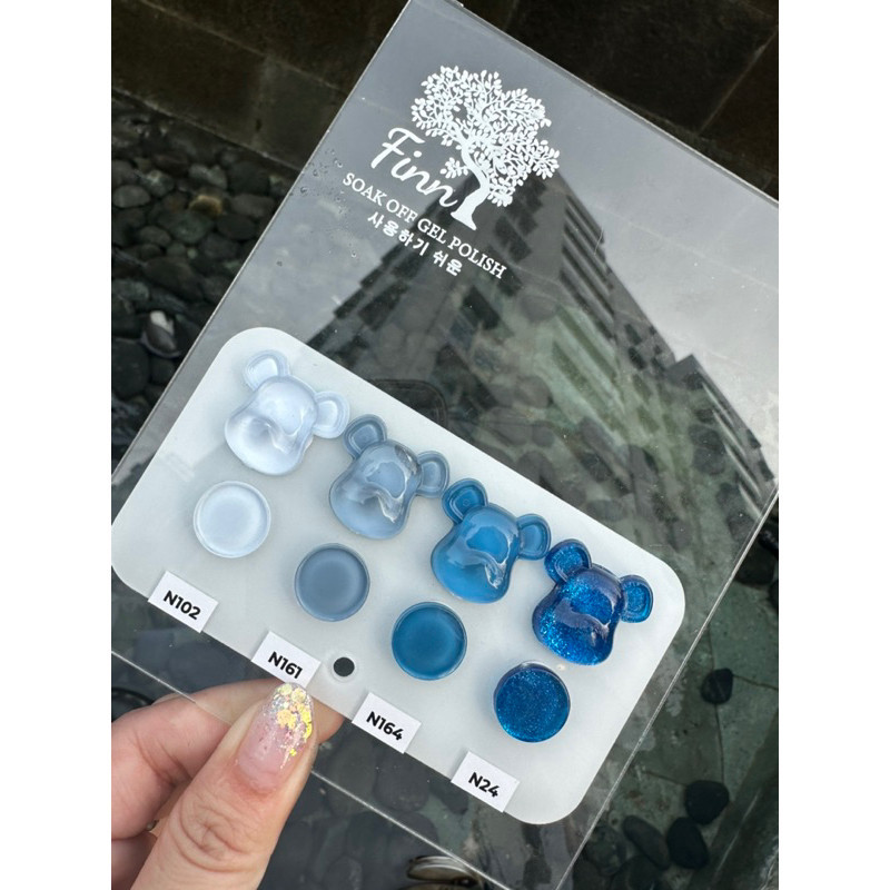 Gel Polish Finn 1 Set 4pcs / Kutek gel / Finn gel polish / cat kuku / Color / Warna / kosmetik / Kec