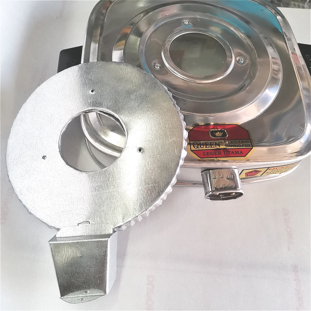 Tutup Penutup Plat Seng Aluminium Elemen Atas Oven Kue Lapis Queen 350w 450w 600w 700w 350 450 600 7