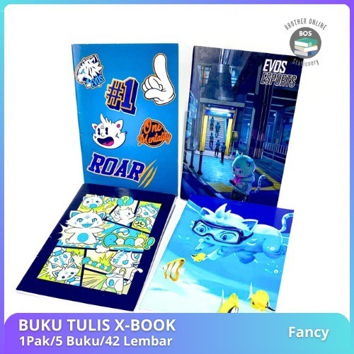 

GG Buku Tulis EVOS Boxy/Besar 42lb (5 buku)/Buku Catatan/Buku Sekolah