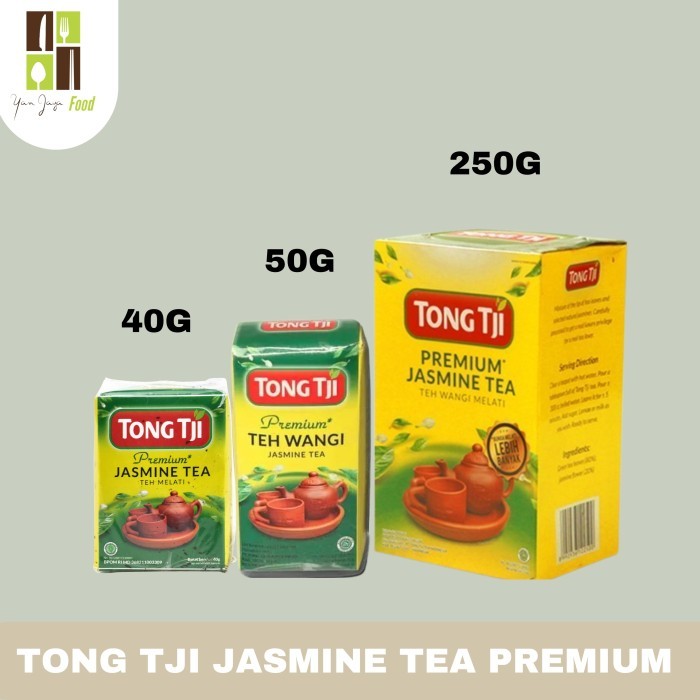 

Tong Tji Jasmine Tea Permium / Teh Melati / Teh Seduh 40g / 50g / 250g