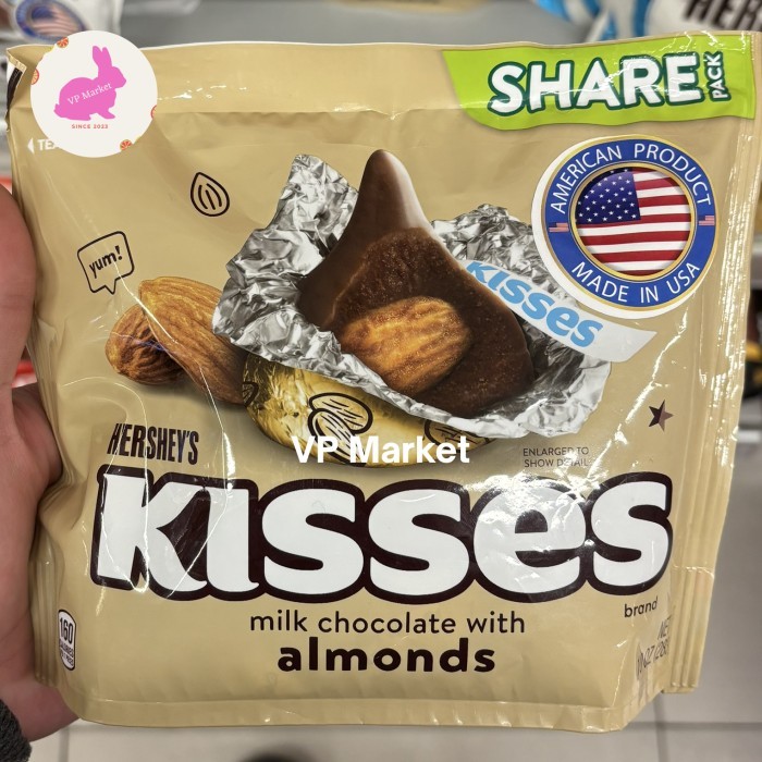 

Hershey's Kisses Milk Chocolate With Almond
