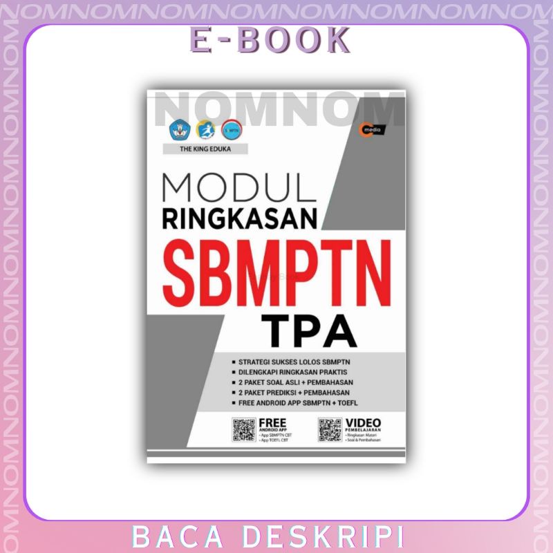 

[Indonesia] MODUL RINGKASAN TPA SBMPTN