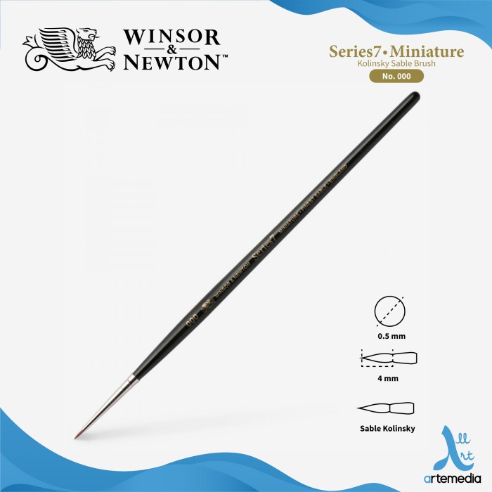

Kuas Lukis Winsor & Newton Series 7 Miniature Kolinsky Sable Brush SH - NO. 000