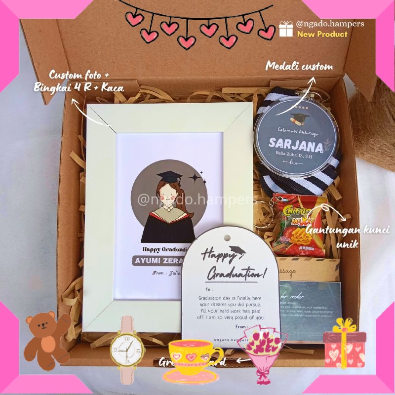 

KADO HAMPERS BAYI ANAK MUDA REMAJA PACAR KEKASIH BIKIN ROMANTIS ANNIVERSERY/ [ 1 HARI JADI ] Kado Wisuda | Hampers Wisuda | Graduation Gift | Kado | Kado Cewek | Kado Cewek | Kado Unik / ULTAH LAHIRAN WISUDA JADIAN