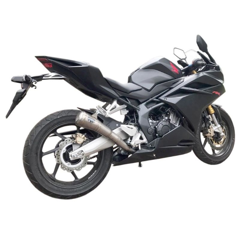 knalpot r9 gp titanium series cbr 250rr ninja 250fi mt25 r25