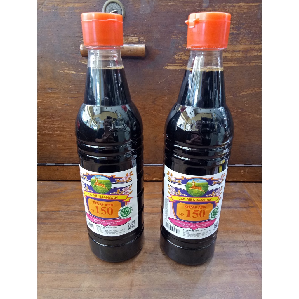 

BOTOL BESAR Kecap Asin 150 menjangan 600ML