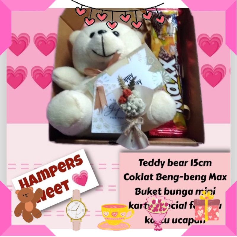 

HAMPERS BAYI ANAK MUDA REMAJA PACAR ISTRI BIKIN ROMANTIS ANNIVERSERY/ Sweet Hampers / Kado Ultah Graduation Cewek Coklat Silverqueen Cadburry Beng-beng Boneka / ULTAH LAHIRAN WISUDA JADIAN