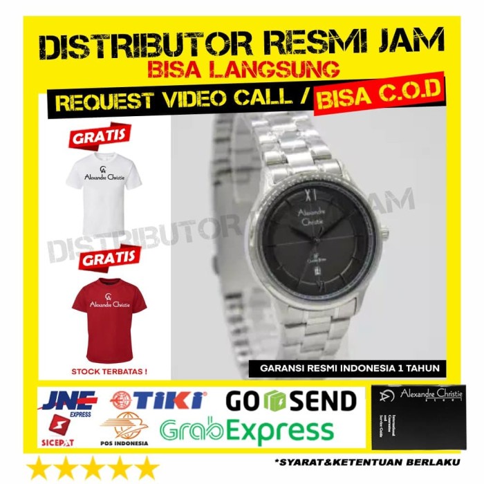 JAM ALEXANDRE CHRISTIE AC 8505 8505LD SILVER BLACK