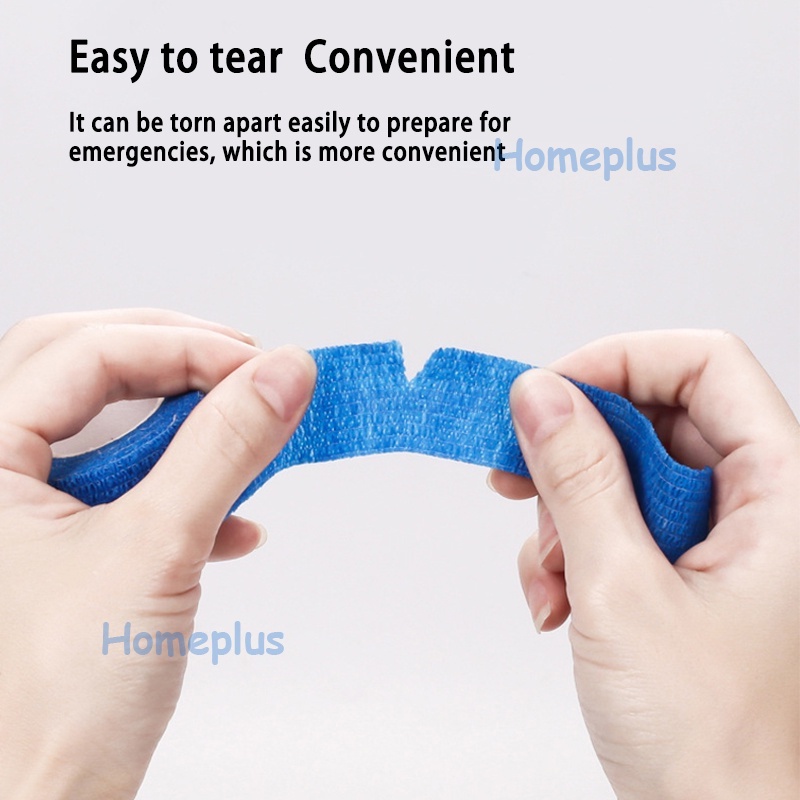 HomePlus Finger Tape Warna Padat Wrist Tape 5 Cm x 4.5 m Perban Elastis Tapping Olahraga Mencegah Cidera Otot pada jari Untuk Semua Olahraga