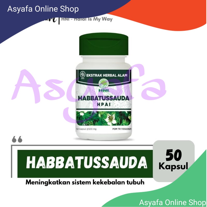 AS HABBATUSSAUDA 50 KAPSUL HNI / KAPSUL JINTEN HITAM