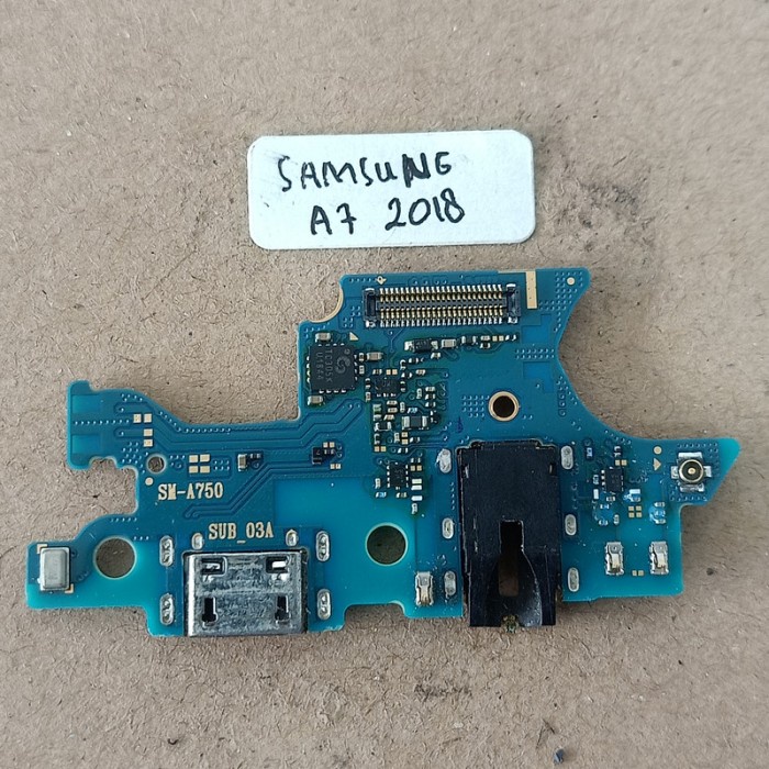 Board cas Samsung A7 2018 original copotan