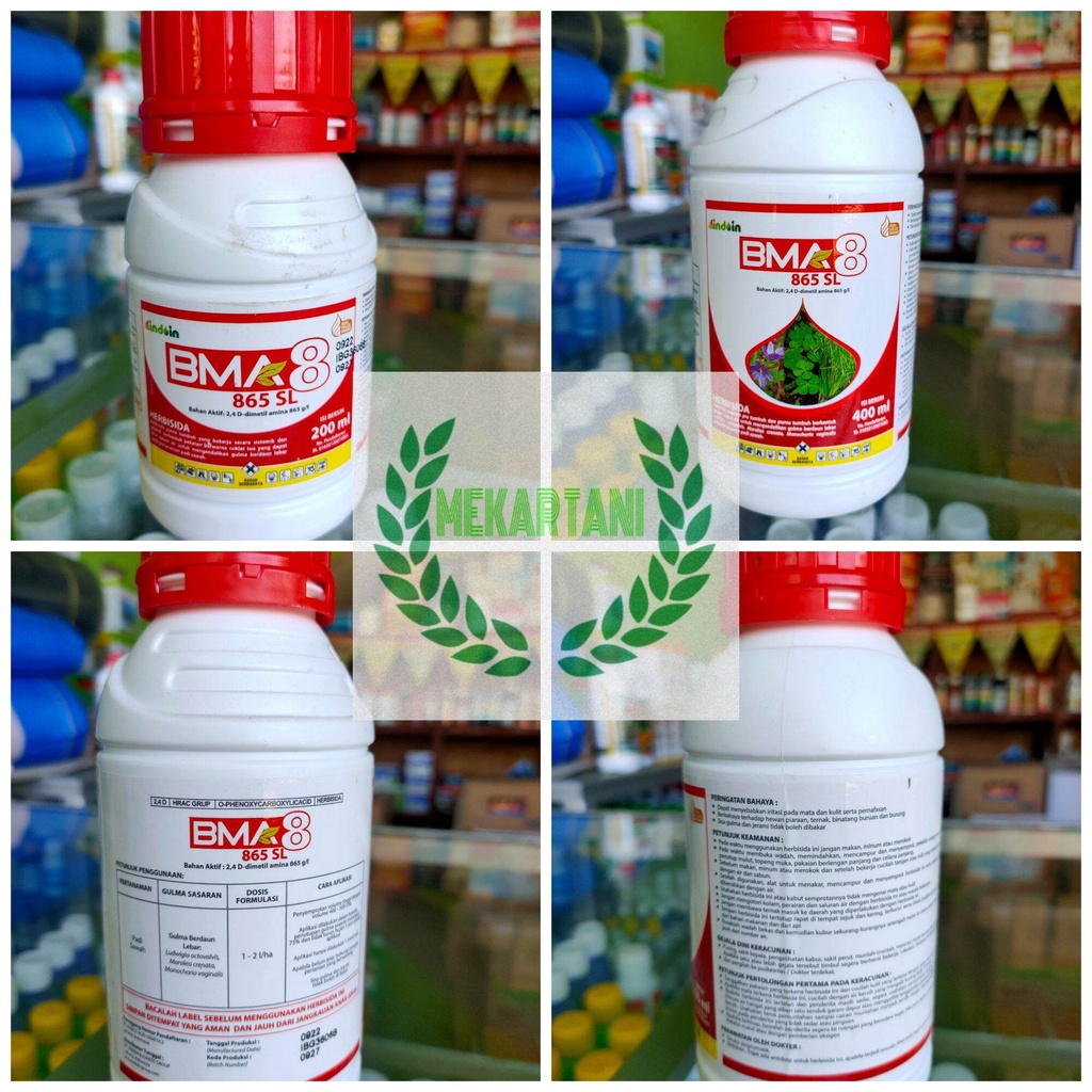 herbisida BMA 8 865SL 400ml & 200ml / bma8 400ml