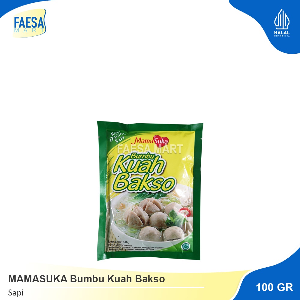 

MAMASUKA Bumbu Kuah Bakso Sapi 100gr