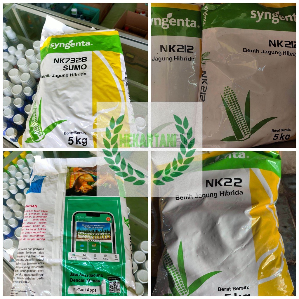 ORIGINAL Benih jagung 5kg benih NK 212 5 kg /Nk SUMO / Nk22 BIBIT JAGUNG Hibrida NK22 KEMASAN 5 KG