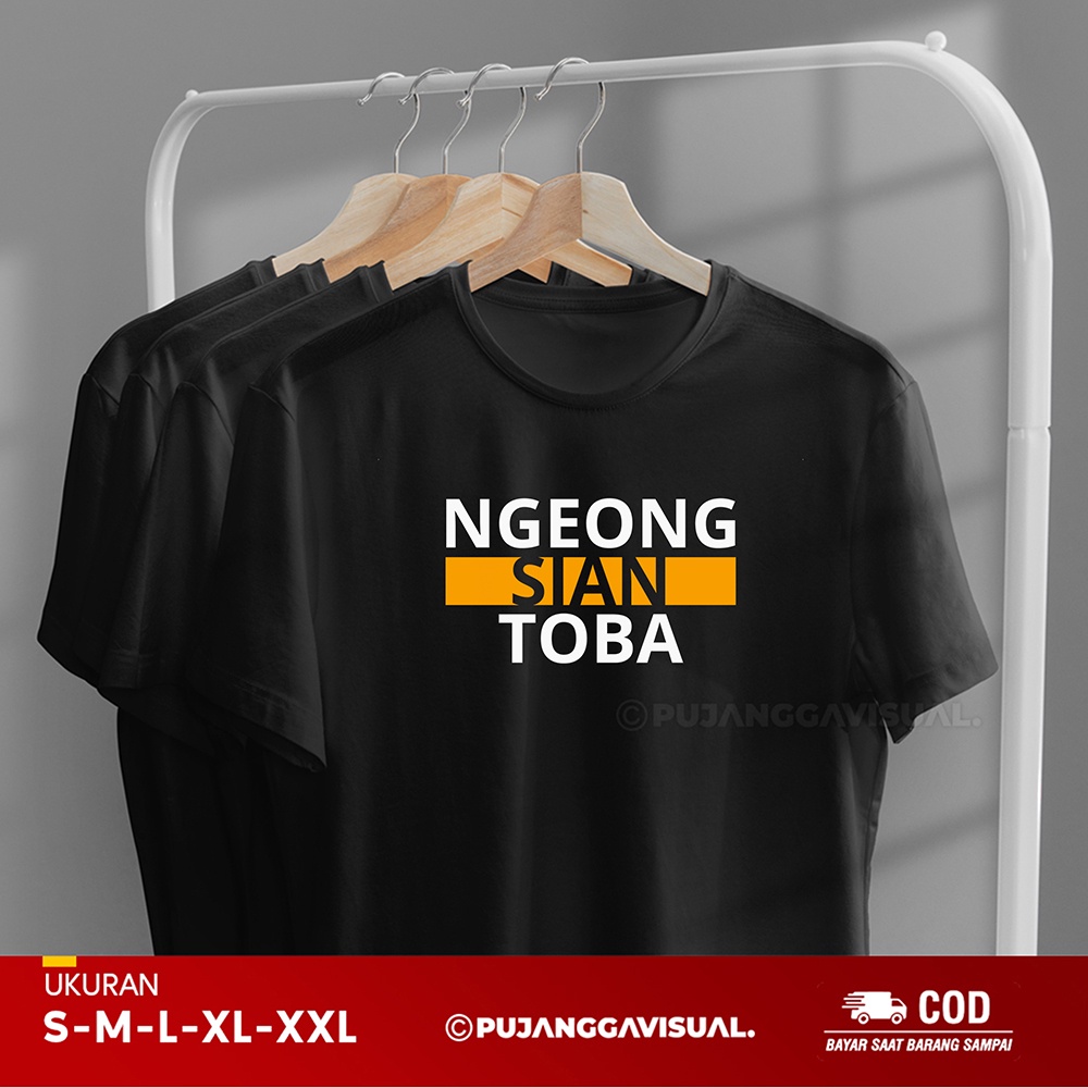 Kaos ngeong sian toba baju tema batak