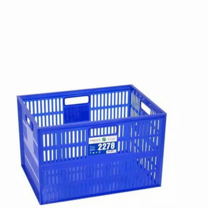 

CONTAINER KERANJANG INDUSTRI SERBAGUNA 2278 GREEN LEAF / KERANJANG