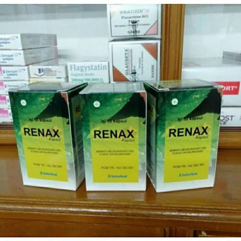 

Renax Asli Obat Mencegah Dan Mengatasi Batu Ginjal Isi 50 Kapsul